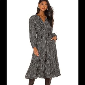 Cleobella Black Paisley Dress